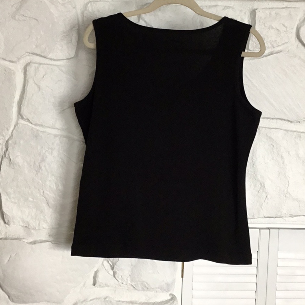 Beaded Tank Top Black - Picture 5 of 7